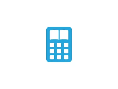 Calculator + Book accounting book bookkeeping calculator effendy icon logo