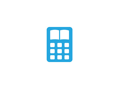 Calculator + Book accounting book bookkeeping calculator effendy icon logo