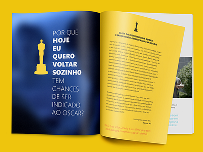 "The Way He Looks" booklet academy booklet design film foreign language hoje eu quero voltar sozinho mockup movie oscar print the way he looks