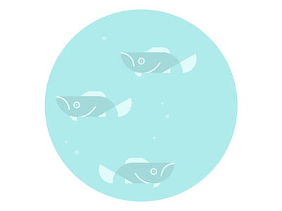 Frowny Fish brainbrain burly men at sea fish game illustration indie game ocean sea underwater