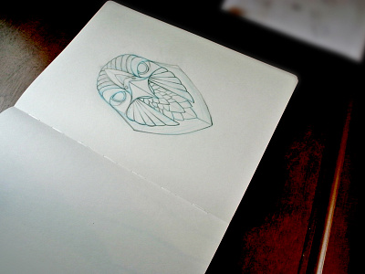 Peregine Falcon art deco deco falcon hawk illustration pencil peregine falcon sketch