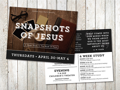 Snapshots of Jesus bible church flyer jesus layout mariners ministry x2