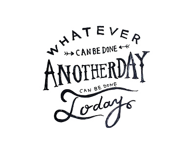 Daily HandLettering #20150403 calligraphy handlettering lettering typography