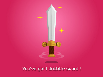 Dribbble sword!