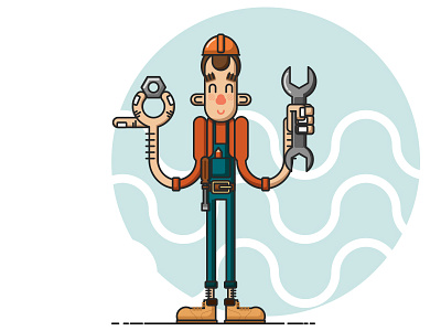 Master art character character design graphic illustration master vector vectorart worker