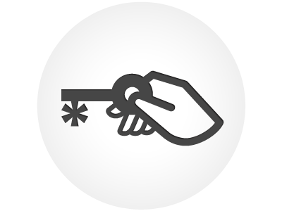 Password Icon hand icon key password pictogram