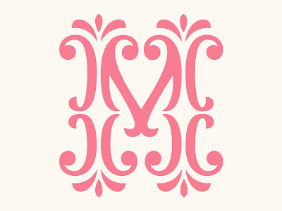 M2 birthday decorative design display lettering tuscan vector