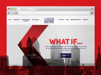 West Park Church website church website design philadelphia philly