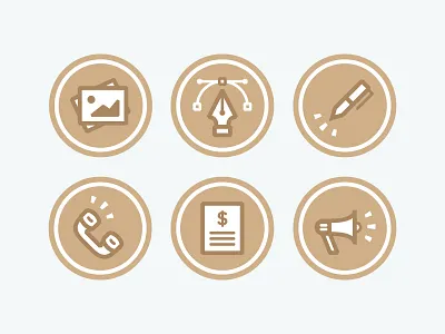 Wonderful Machine Consulting bezier branding bullhorn consulting icons identity marketing pen pen tool phone photo