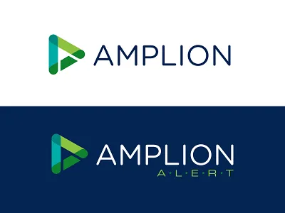 Amplion Logo a communications logo medical triangle