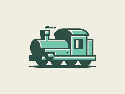 Train icon illustration railroad toy train