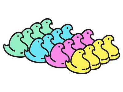 Peep peep! candy easter icon icons marshmallow peep peeps sugar
