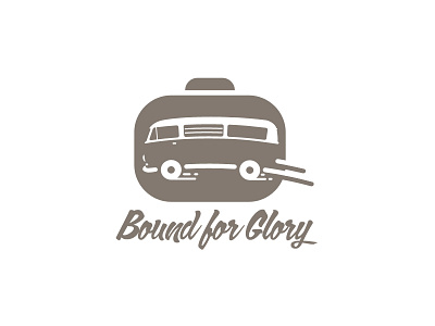 Bound for Glory Logo camper travel van