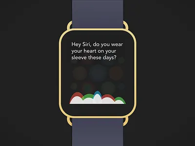  WATCH - Siri apple excitement gold midnightblue siri ui watch