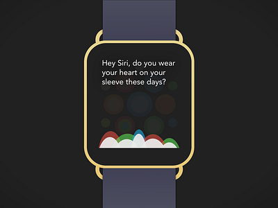  WATCH - Siri apple excitement gold midnightblue siri ui watch