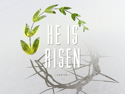 Easter 2015 crown easter laurel risen type