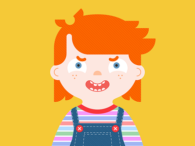 Good Guys - Chucky character childs play chucky doll geometry ginger good guys grind horror overalls shapes