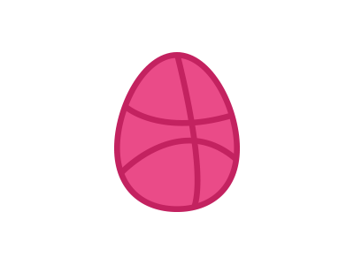 Dribbble Egg dribbble easter egg happy