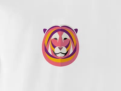 Leo animal head icon illustration jorge ros lion logo logo design mark