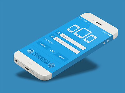 Mobile Hotspot Login blue form login mobile mockup responsive smkti