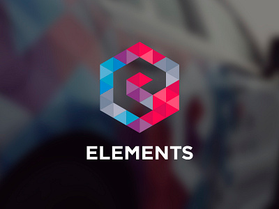 Elements Branding branding corporate design identity isometric logo triangular