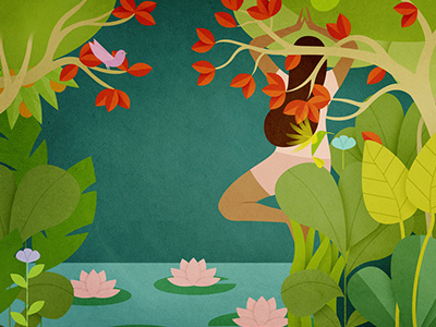 Jungle bookcover jungle wip yoga