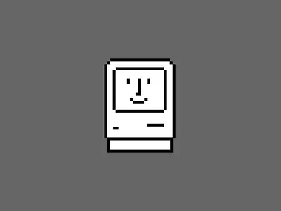 Happy Mac apple happy mac pixel susankare