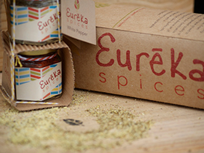 Eureka Spices Product Design and brand design packaging