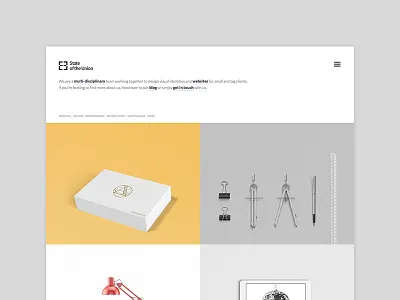 State Union - Portfolio Theme clean creative minimalist portfolio state union theme wordpress