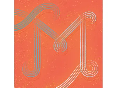 M drop cap hand lettering illustration illustrator letter lettering typography vector