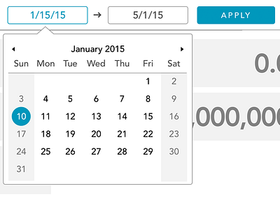 Shipping Date Picker blue calendar css date html jquery picker shipped ui ux