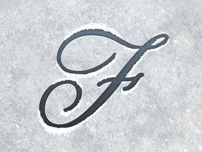F is for Frost alphabet frost ice letter snow