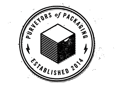 Purveyors of Packaging Brandmark badge brandmark seal vintage