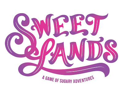 Sweet Lands code school graphic design hand drawn hand lettering typography