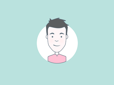 My New Avatar ai avatar character flat illustration rebound vector