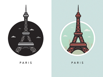 Eiffel Tower - Paris eiffel tower europe france french illustration ireland line paris tower