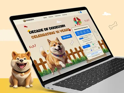 Doge - Meme Coin coin meme meme coin meme coin landing page meme template meme website