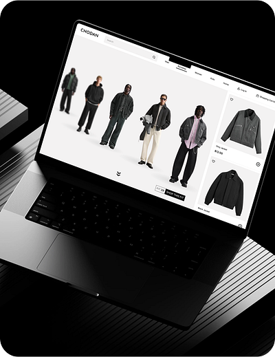 Chodan Clothing Web Application clothing clothing store fashion motion graphics runway ui ux web application