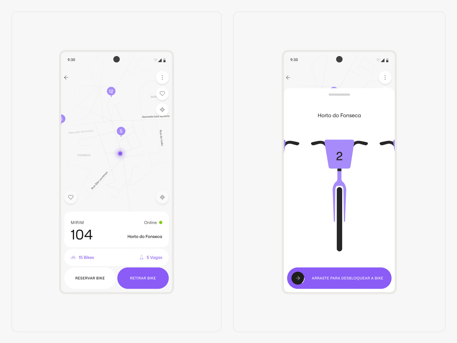 App NitBike / Dark app bike button card component concept design illustration interface map mobile product design responsive steper ui ux