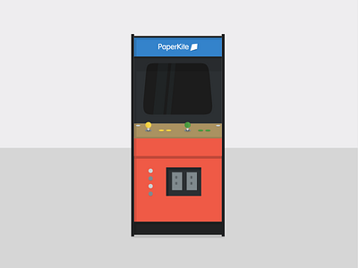Arcade Games arcade arcade machine games illustration joust paperkite spacies