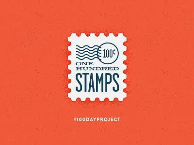 The 100 Day Project: Stamps, Day 001 100 day project stamp