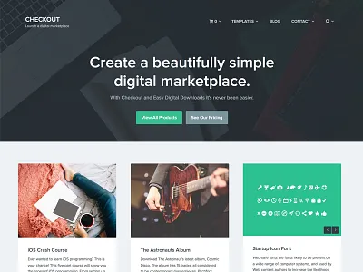 Checkout digital goods ecommerce wordpress