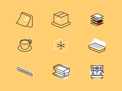 Linea Mini Instagram Campaign campaign coffee icons illustration