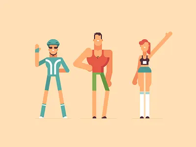 Athletes athlete character cyclist motion authors muscle runner sport weightlifter
