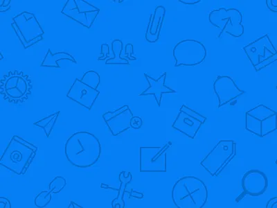 Background Outline Icon Pattern for Productivity App app background blue icon outline pattern productivity sketch tile