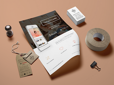 Mobile Application / Phone App flyer #4 ad app flat flyer icon indesign iphone minimal mobile phone print smartphone