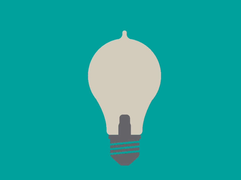 Bright Idea gif idea illustration lightbuld vector