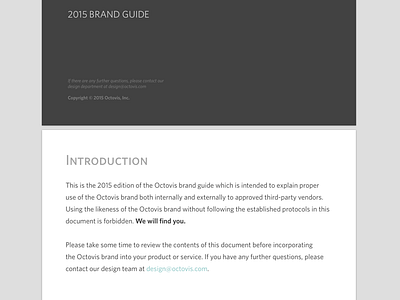 We Will Find You... brand guide branding flat design healthcare octovis technology