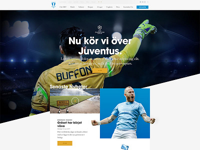 MFF - Redesign, Hero v.2 football mff