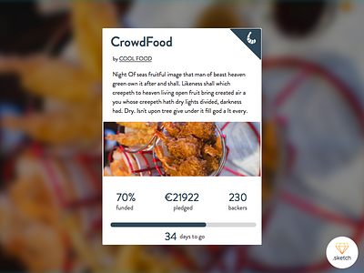 Crowdfood crowdfunding food funding money pledge raise